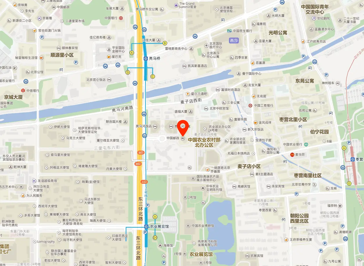 亮马河大厦地图位置